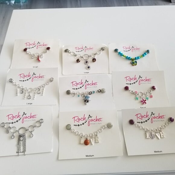 ❤️Rare Rock A Pocket Jean Jewelry Crystal Jewels Jeans Hats Handbag Candy ❤️ - Picture 2 of 10